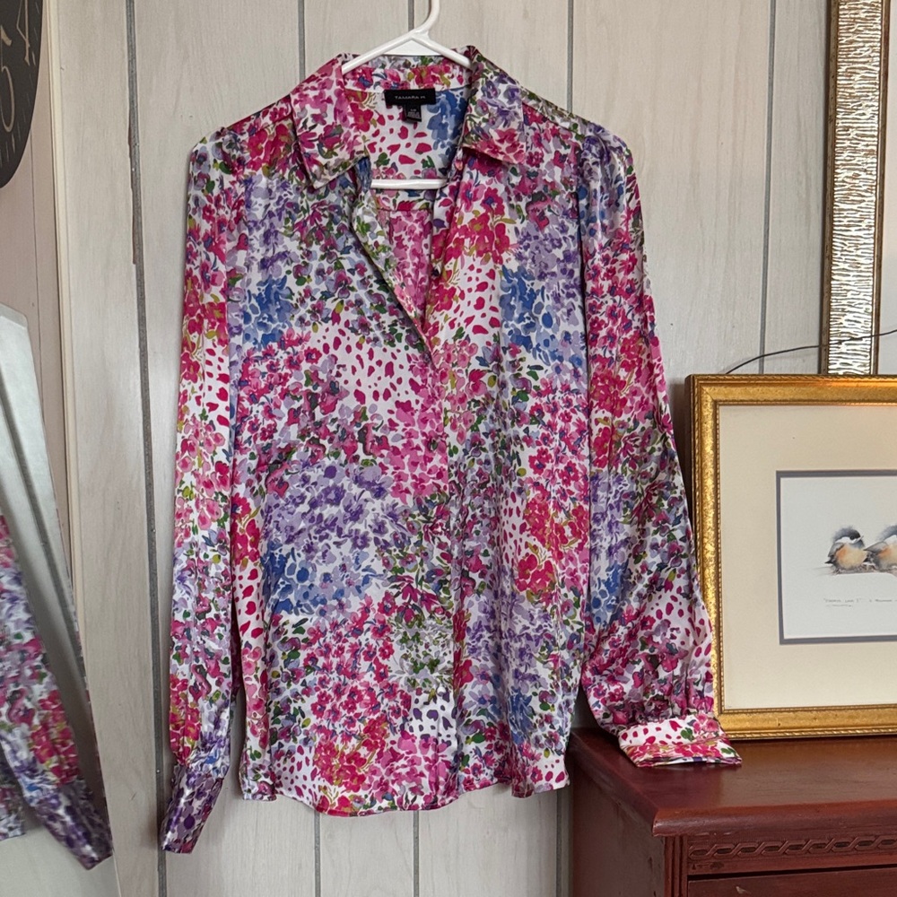 🌸🪻🌼☀️Vibrant Floral Women's Blouse